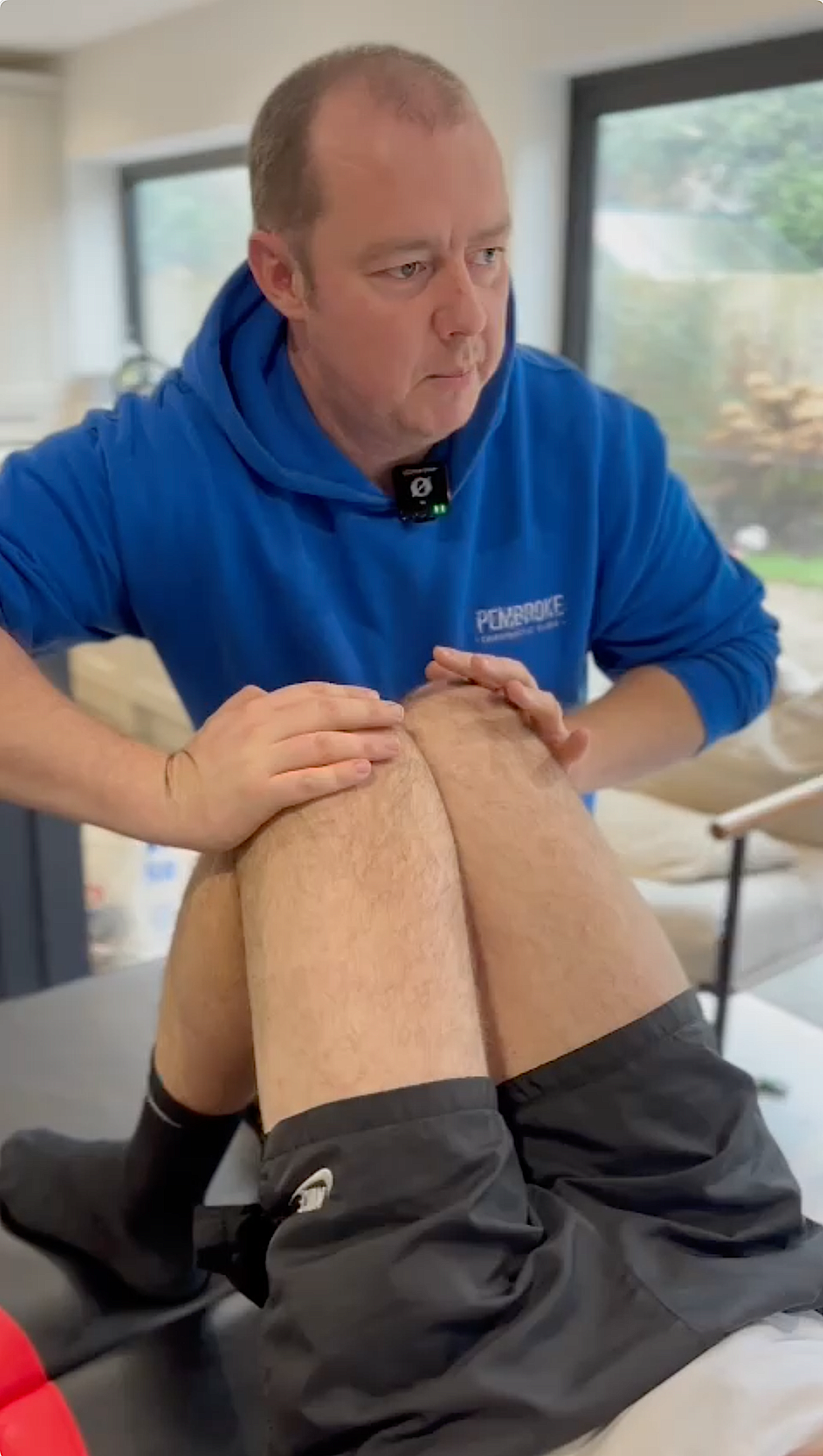 Knee adjustment by Stephen Fellows